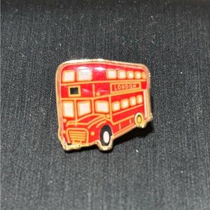 NIP Burberry limited edition London bus pin
